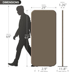 DECOLAB Standing Room Partition, Space Privacy Divider, Portable Wall Panel - Image 6