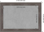 Amanti Art Grey Framed Magnetic Board 15x21 Small Vision Board - Image 3