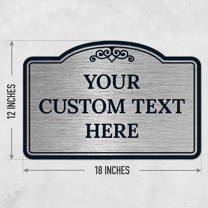Custom Decorative Sign, Personalized Metal Sign - Image 3