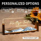 Desk Name Plate Personalized, Custom Office Light Up Name Plate - Image 6