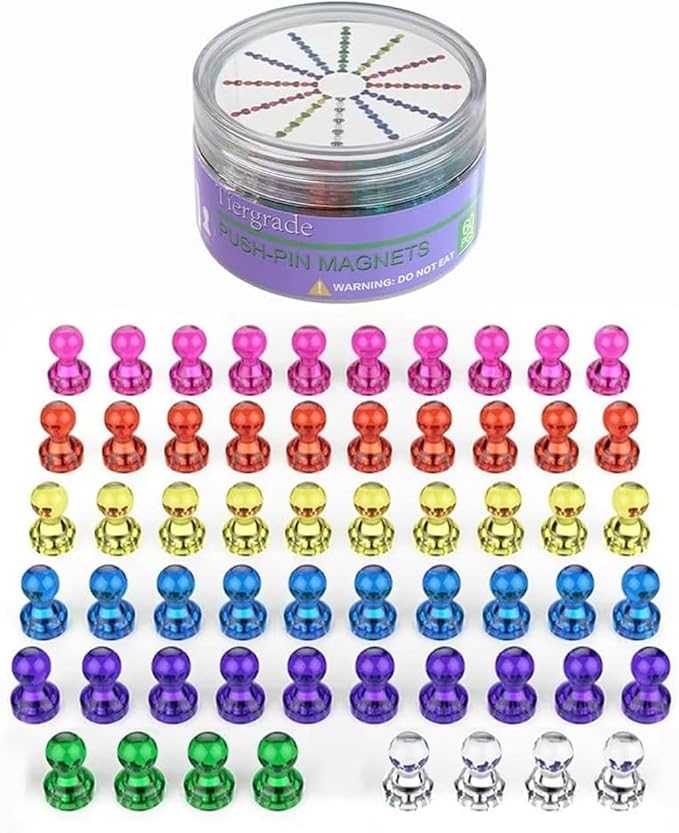 Tiergrade Push Pin Magnets by Tiergrade