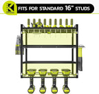 KAFAHOM Power Tool Organizer, Garage Tool Organizers and Storage, Drill Holder - Image 3