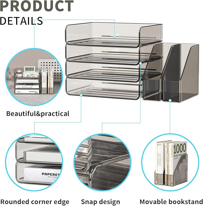 FANXIYQ Acrylic Paper Organizer - Image 6