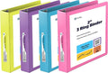 2 Inch Binder 3 Ring Binders, Slant D-Ring 2” Clear View Cover by ENDAY
