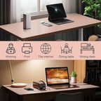 DAWNTREES Desk Mat Protector, PU Leather Desk Pad, Non Slip, Large Mouse Pad - Image 3