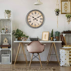 Bernhard Products Large Decorative Wall Clock 20 Inch Silent Non Ticking - Image 3