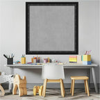 Amanti Art Black Framed Magnetic Board 28x28 Medium Vision Board - Image 5