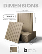 Large Felt Bulletin Board 48" x 36" Cork Board Alternative-12 Pack - Image 2