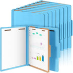 Skyygemm 24 Pcs Classification Folders Letter Size, 1 Divider Pressboard File by Skyygemm