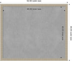 Amanti Art Silver Framed Magnetic Board 44x52 Oversize Vision Board - Image 4