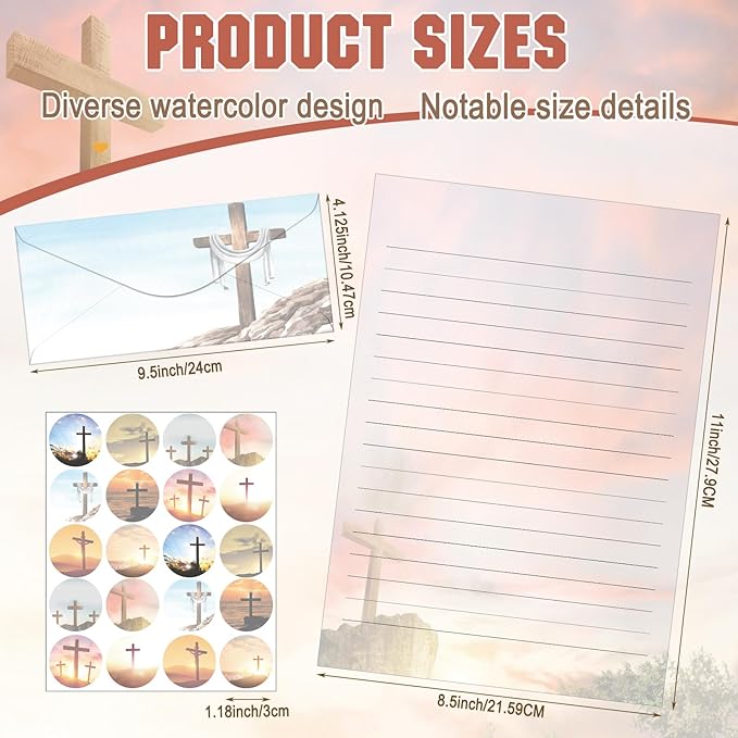 TaoBary 160 Pcs Stationery Paper Set 50 Double Sided Stationery Papers - Image 2