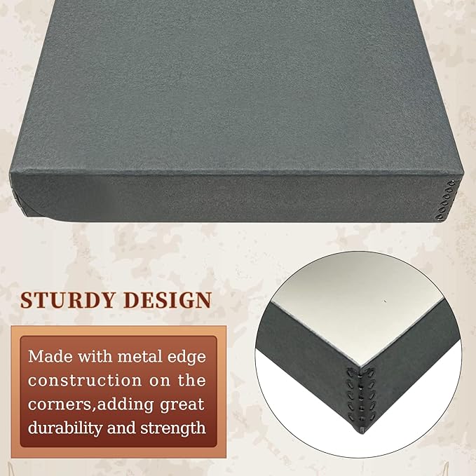 Golden State Art, Archival Folio Storage Box 11x17, Clamshell Design - Image 4