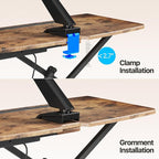 JYLH JOYSEEKER Standing Desk Converter 32 inch, Height Adjustable Sit Stand - Image 7