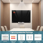 MaxGear Glass Whiteboard Wall Mounted, Frameless Magnetic Dry Erase Board - Image 3