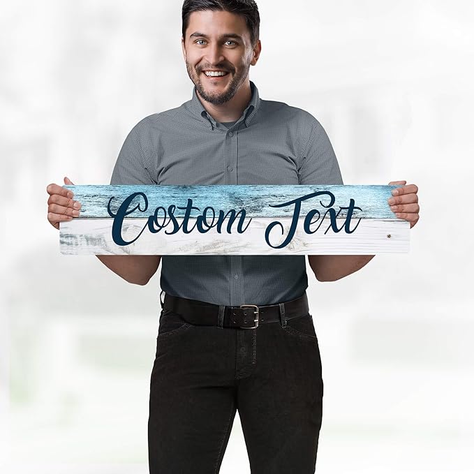 Custom Sign, Custom Street Sign, 11 Font Colors, 13 Font Styles, 4 Hole Options - Image 2