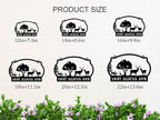 Personalized Deer Bear Metal House Numbers - Image 4