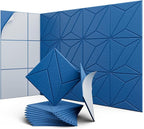UNECHO 12 Pack 12" X 12" X 0.4" Acoustic Panels by UNECHOACOUSTIC