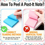 Personalized Sticky Notes Bulk 3-500 Pack – 3"x3" Custom Notepads Promotional - Image 5