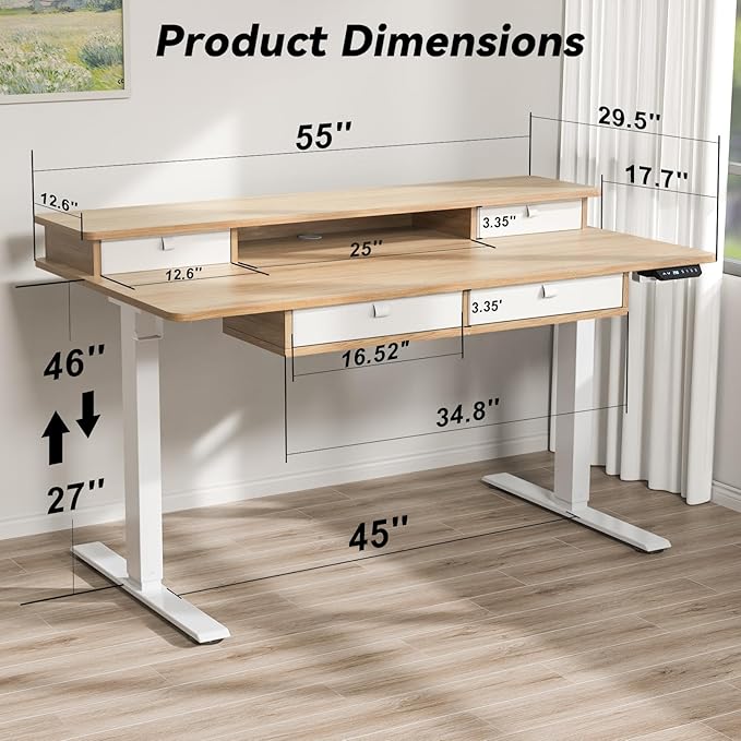 FiCiHi Adjustable Height Standing Desk - Image 3