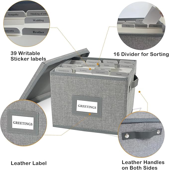 Greeting Card Organizer Box - Image 4