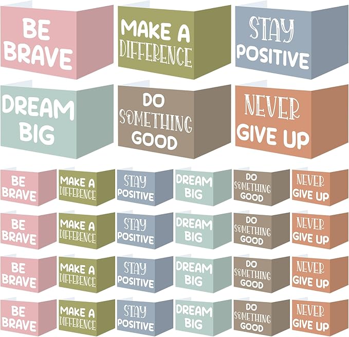 Honoson 24 Pcs Bulk Inspirational Privacy Folders by Honoson