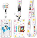 ID Badge Holder with Lanyard, Retractable Badge Holders Reels, Breakaway by Mcapirivo