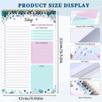 Thboxes 60 Pages To Do List Notepad, 6.7” X 9.8” To Do List Notebook Tear Off - Image 3