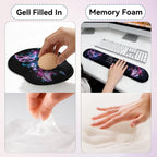 Desk Mat Set Keyboard and Mouse Pad with Wrist Rest Support | Ergonomic,Pain Relief, 4-in-1 Large Big Mousepad Computer Mats,Desk Pad Matt Mats for Desktop Home & Office