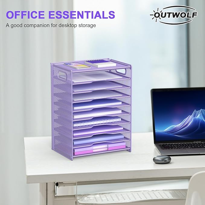 OUTWOLF 10 Tier Paper Organizer - Image 2