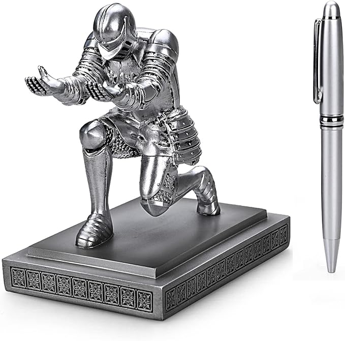 HDMbigmi Knight Pen Holder Pen Stand Desk Organizers and Accessories Resin - Image 3