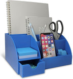 My Space Organizers Blue Desk Organizer, 9 Compartments, Office Supplies and by MySpaceOrganizers