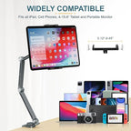 Houele Tablet Stand Holder, Adjustable Foldable Tablet Arm iPad Desk Mount - Image 2