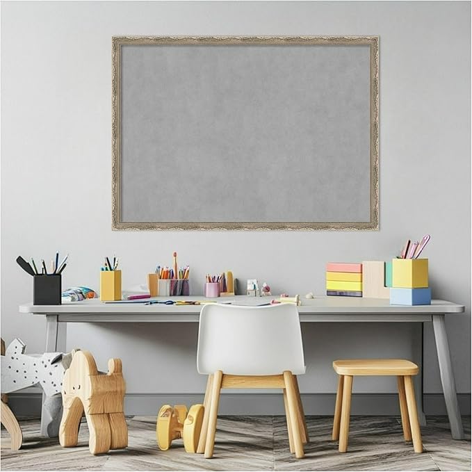 Amanti Art Silver Framed Magnetic Board 22x30 Medium Vision Board - Image 5