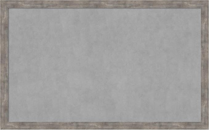 Amanti Art Silver Framed Magnetic Board 27x43 Large Vision Board by AmantiArt