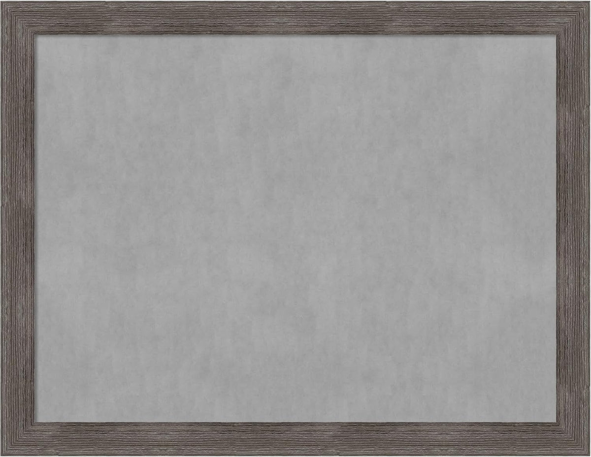 Amanti Art Grey Framed Magnetic Board 21x27 Medium Vision Board