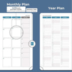 IN-LUXPRO Planner 2026 Daily Weekly and Monthly, 6.5"x3.75", 12 Months Spiral - Image 4