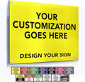 Custom Outdoor Metal Signs by SpeedyOrders