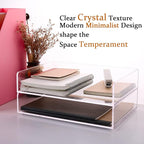 Paper Tray Organizer Clear Acrylic Desk Organizers and AccessoriesOffice - Image 2