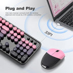 MOFII Wireless Keyboard and Mouse Combo, Full Size 2.4G Plug and Play - Image 2