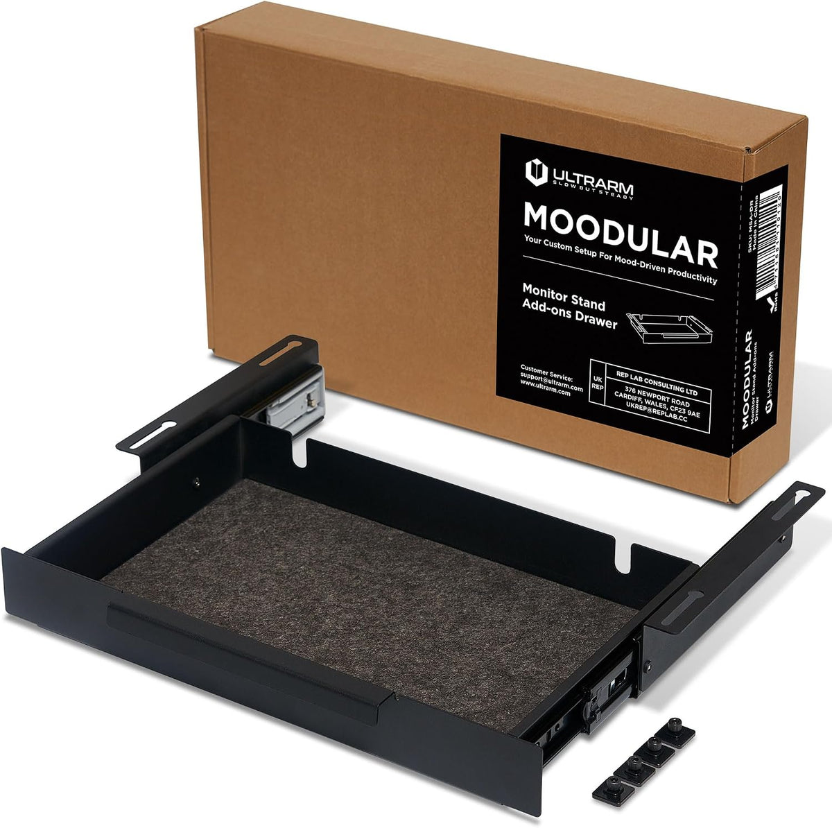 ULTRARM Moodular Add-ons Storage Drawer Black MSA-DR