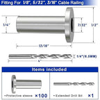 Steel DN Mate 100 Pack Stainless Steel Protector Sleeves - Image 2
