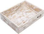 MyGift Rustic White Desktop Letter Tray - Image 3