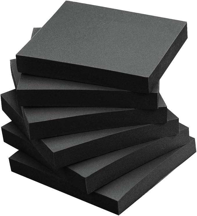 Early Buy Sticky Notes 3x3 Self-Stick Notes Black 6 Pads, 90 Sheets/Pad by EarlyBuy
