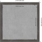 Amanti Art Grey Framed Magnetic Board 27x27 Medium Vision Board - Image 4