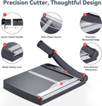 12 Inch Heavy Duty Paper Cutter, Guillotine Paper Cutter & Paper Trimmer - Image 7