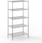 Regal Altair 24" Deep x 42" Wide x 86" Height Wire Shelving Kit | 5-Tier | NSF by Regal+Altair