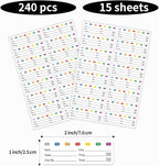 STARLIBOO Removable Freezer Labels Stickers, Blank Freezer Labels - Image 4