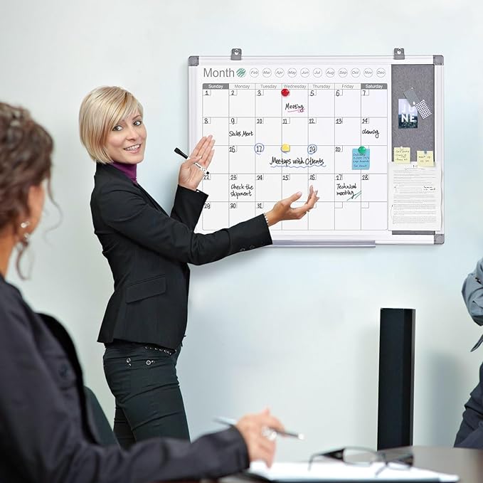 MAKELLO Dry Erase Calendar for Wall 24" x 18" - Image 7