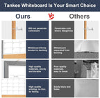 Calendar Whiteboard for Wall, 18x24 Inches Dry Erase Calendar Cork Board Combo - Image 3
