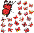 50Packs Butterfly Thumb Tacks Decorative Push Pins Cute Thumb Tacks Red Pushpins by GOOZADA